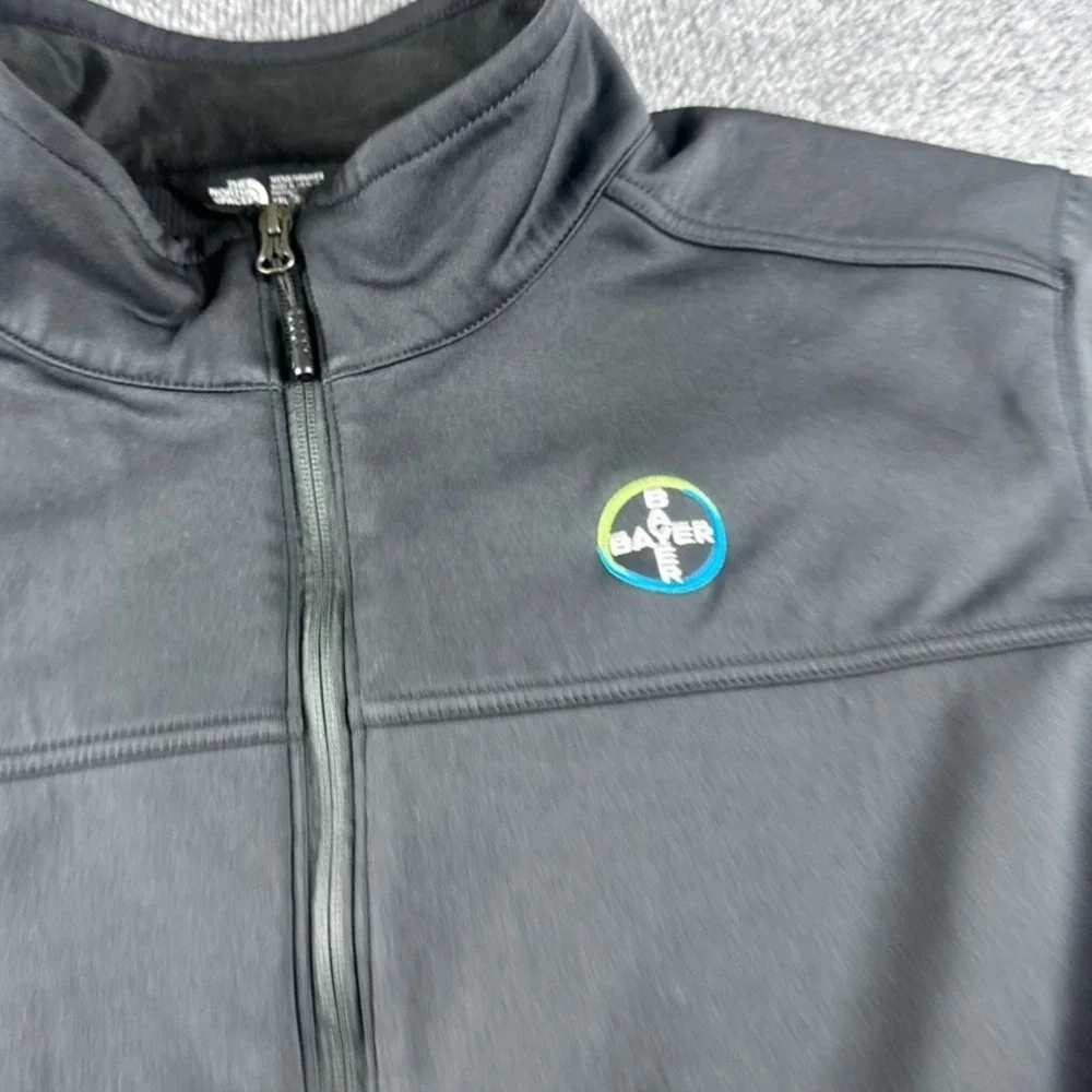 The North Face WindWall Jacket Mens XXL Black Soft Shell Full Zip Fleece Lined